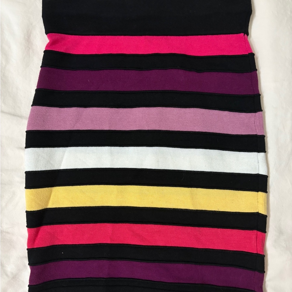 WOW Couture Multicolor Striped Pencil Skirt